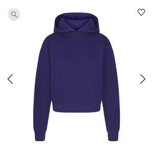 Skims Cotton Fleece Classic Hoodie in Concord